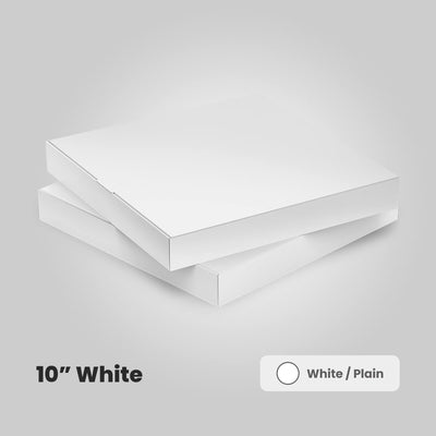 10 inch pizza boxes white