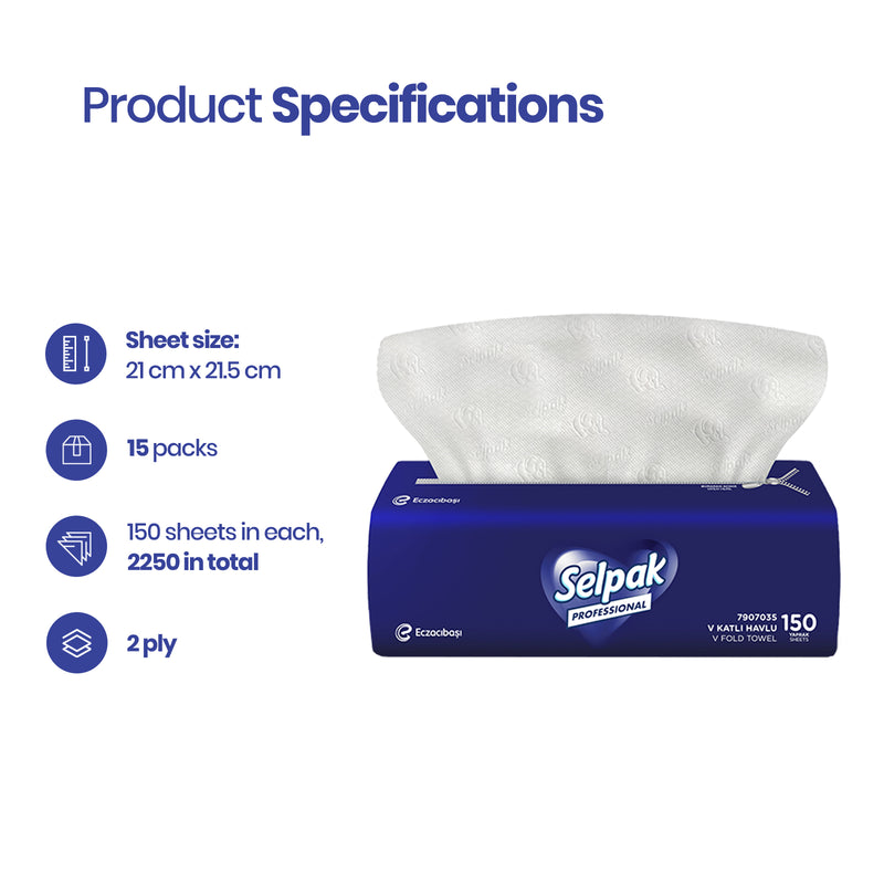 Selpak Professional V Fold Paper Towel