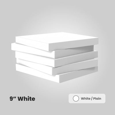 9 inch pizza boxes white