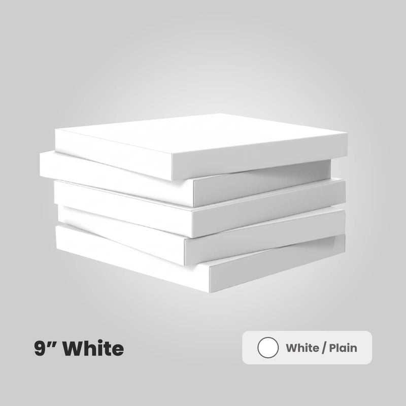 9 inch pizza boxes white