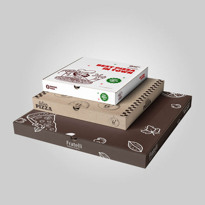 Custom printed pizza boxes