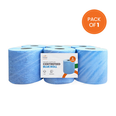 Eco Blue Roll Centrefeed 2 Ply Embossed Paper Towel - 250 Sheets