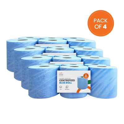 Eco Blue Roll Centrefeed 2 Ply Embossed Paper Towel - 250 Sheets