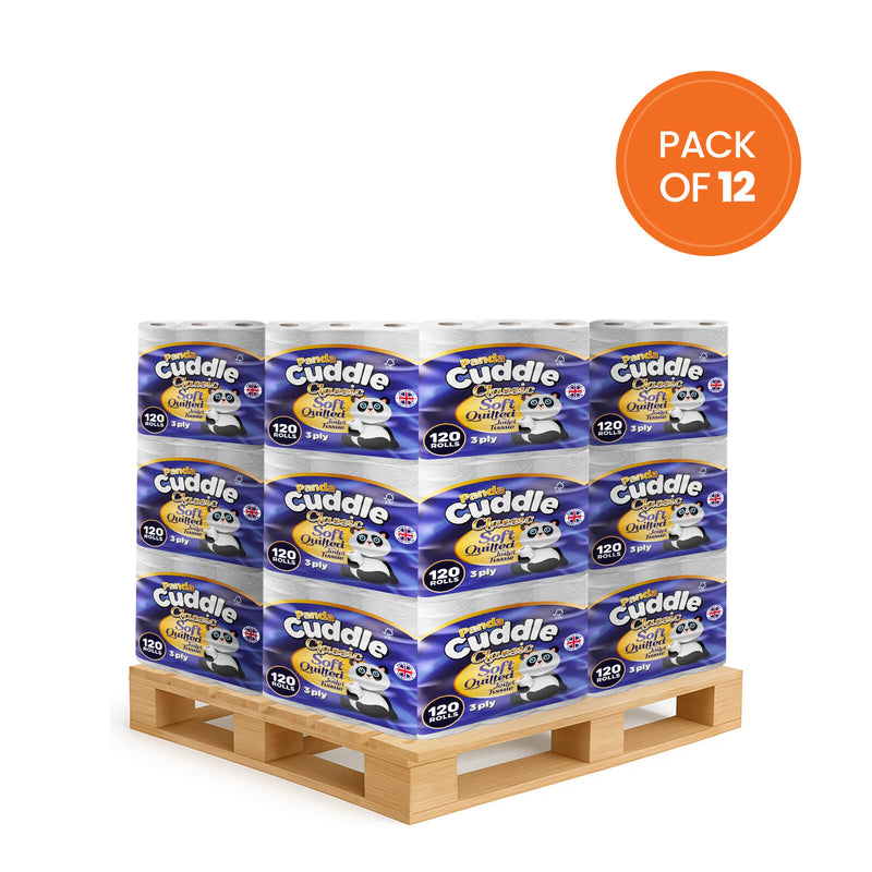 Panda Cuddle Toilet Paper 120 Rolls