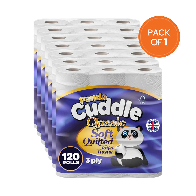 Panda Cuddle Toilet Paper 120 Rolls