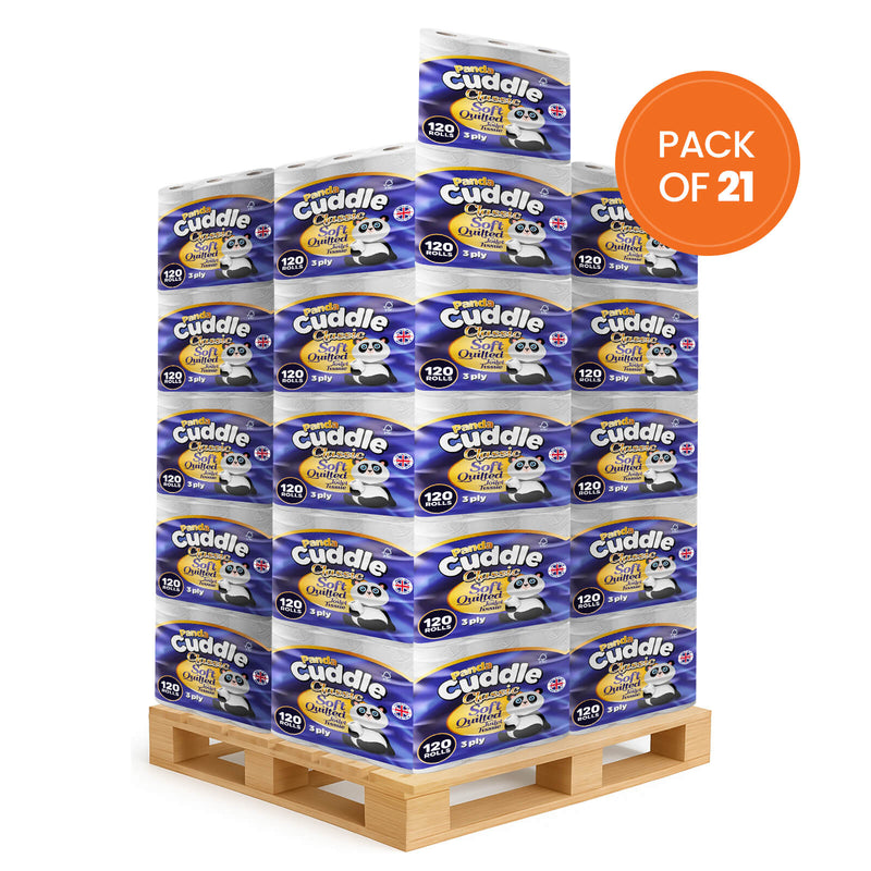 Panda Cuddle Toilet Paper 120 Rolls