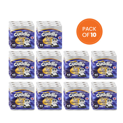 Panda Cuddle Toilet Paper 45 Rolls