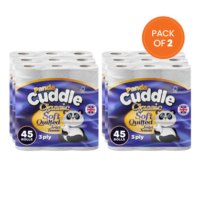 Panda Cuddle Toilet Paper 45 Rolls