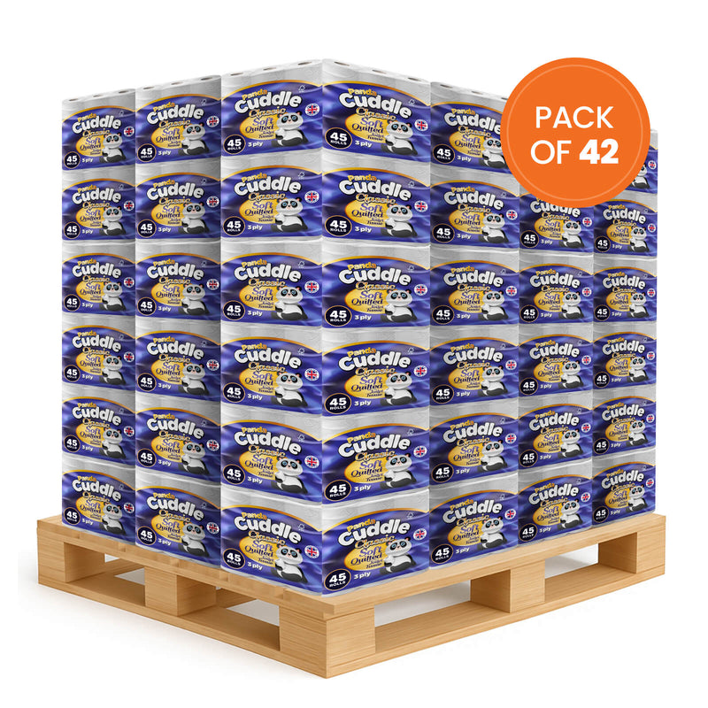 Panda Cuddle Toilet Paper 45 Rolls