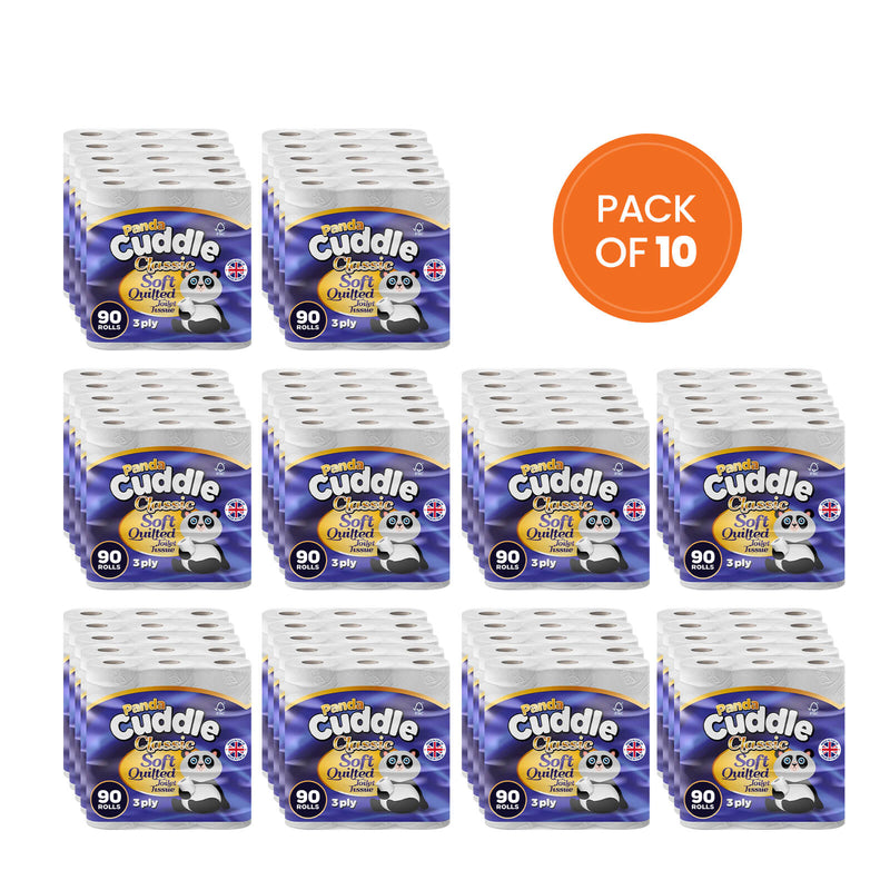 Panda Cuddle Toilet Paper 90 Rolls