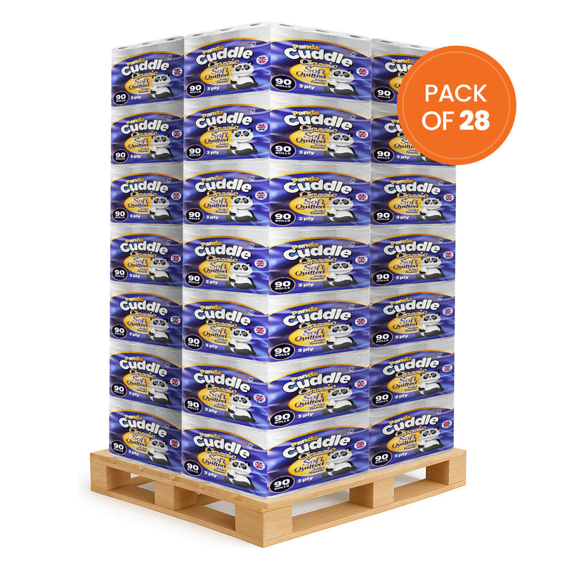Panda Cuddle Toilet Paper 90 Rolls