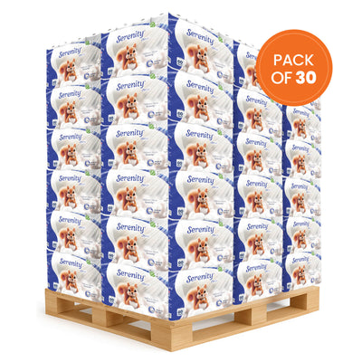 Serenity Soft 3-Ply Quilted Toilet Paper 60 Rolls