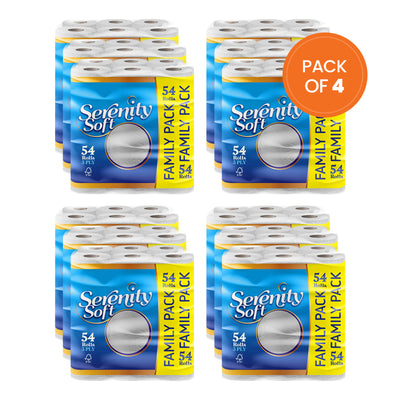 Serenity Soft 3-Ply Quilted Toilet Tissue 54 Rolls