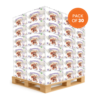 Serenity Soft 3-Ply Quilted Toilet Paper 72 Rolls