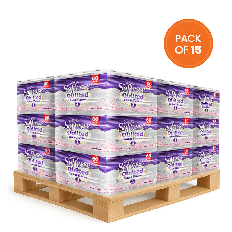 Softesse Quilted Toilet Paper 60 Rolls