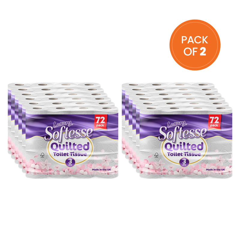 Softesse Quilted Toilet Paper 72 Rolls