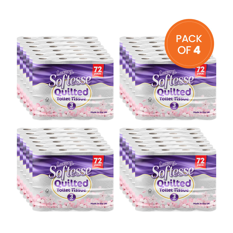 Softesse Quilted Toilet Paper 72 Rolls
