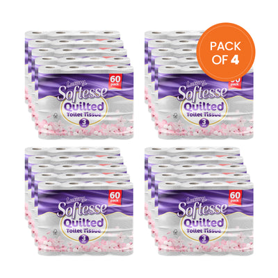 Softesse Quilted Toilet Tissue 60 Rolls