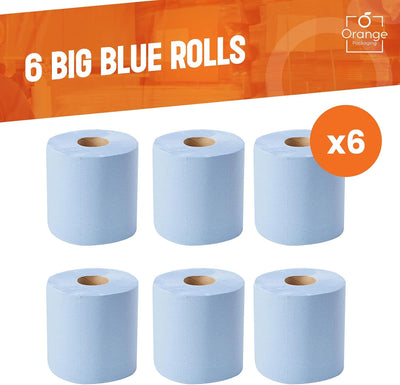 Blue Roll Centrefeed 2 Ply Embossed Eco Paper Towel For Commercial & Kitchen