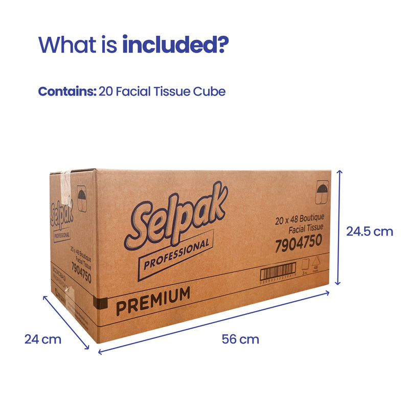 Selpak Professional Facial Tissue Cube