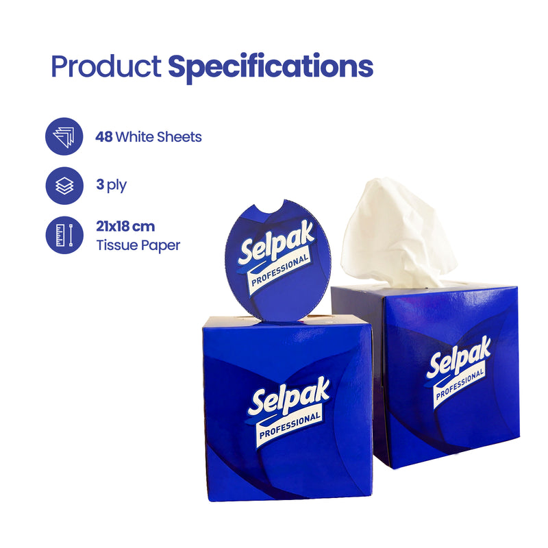 Selpak Professional Facial Tissue Cube