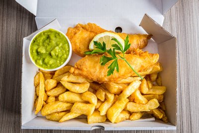 Fish & Chips Box - Orange Packaging UK