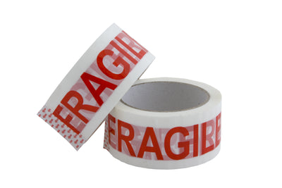 Fragile Packaging Tape - Orange Packaging UK