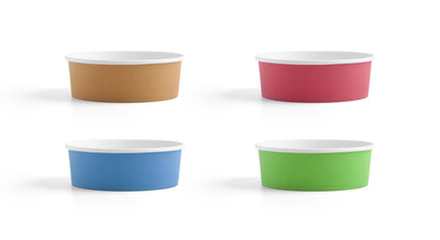 Printed Salad Bowls - Orange Packaging UK